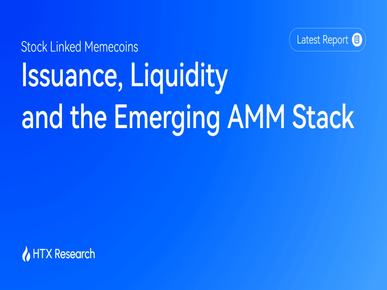 HTX Research Examines Stock-Pegged Memecoins: A New Connection Between Stock Assets and Cryptocurrency Liquidity