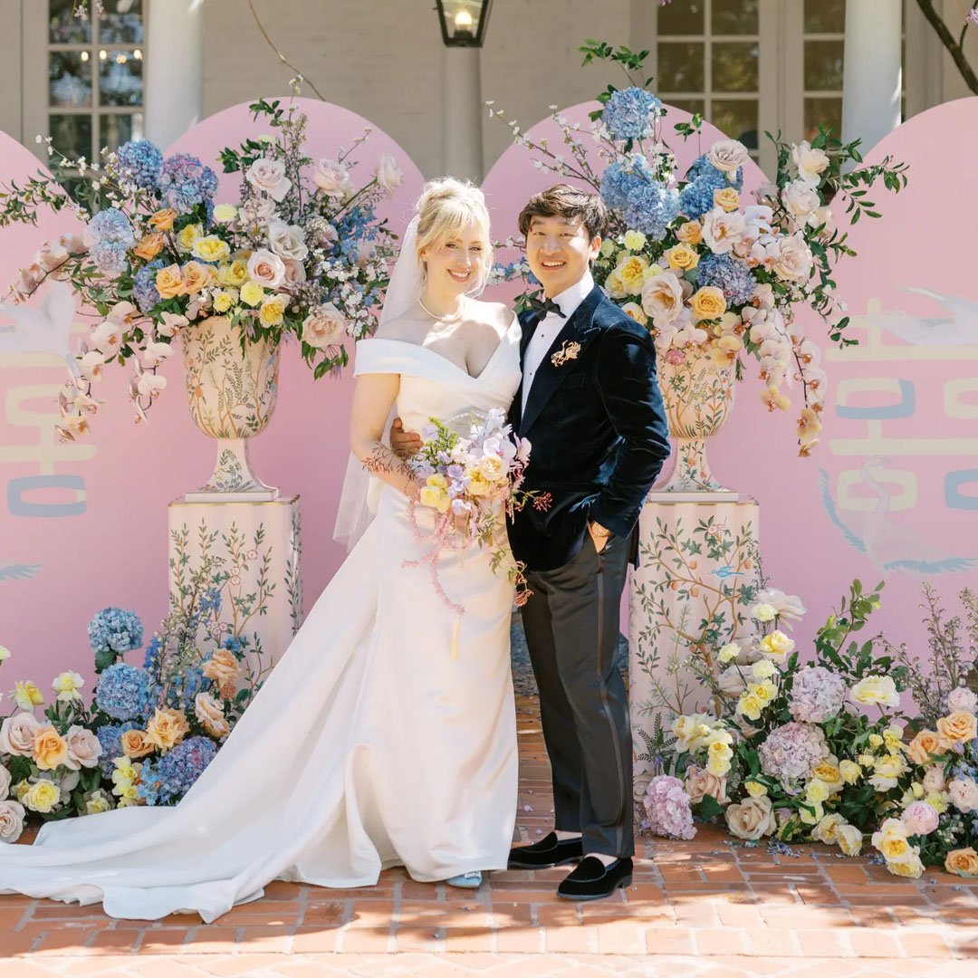Pastel Drag Brunch Wedding at Woodbine Mansion in Austin, TX